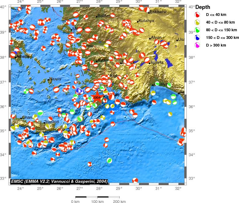 Regional moment Tensor