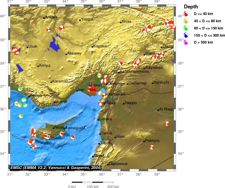 Regional moment Tensor