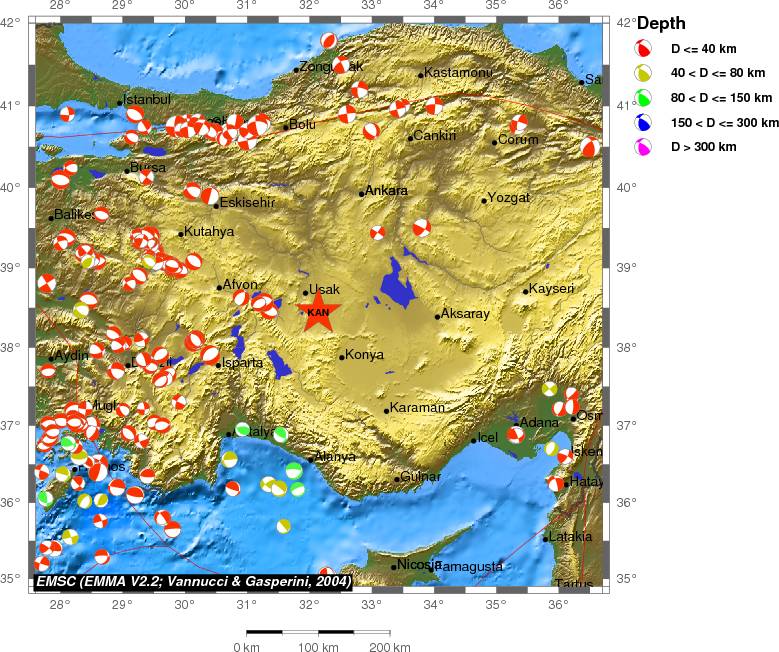 Regional moment Tensor