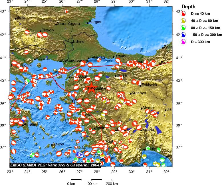 Regional moment Tensor
