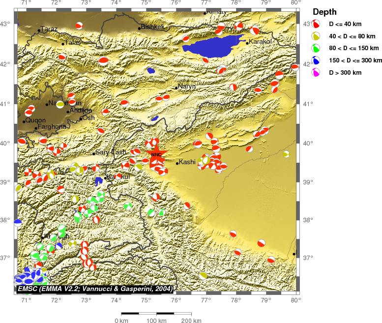 Regional moment Tensor
