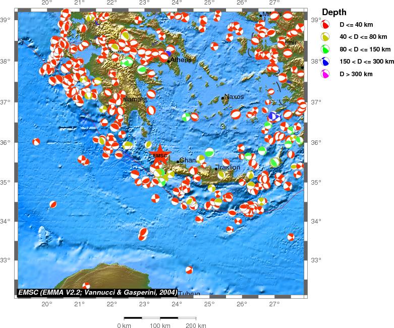 Regional moment Tensor