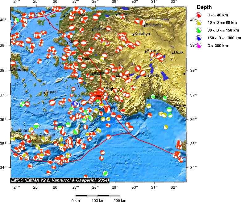 Regional moment Tensor