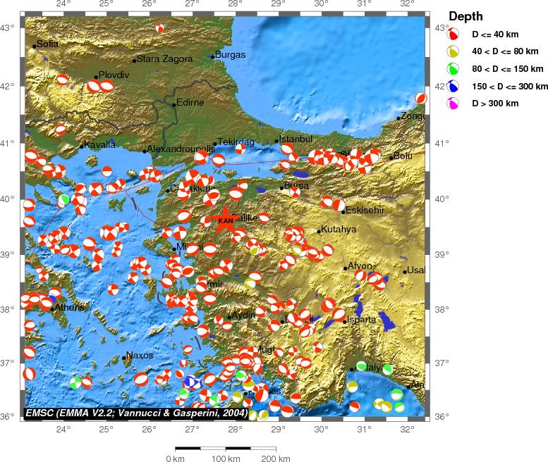 Regional moment Tensor