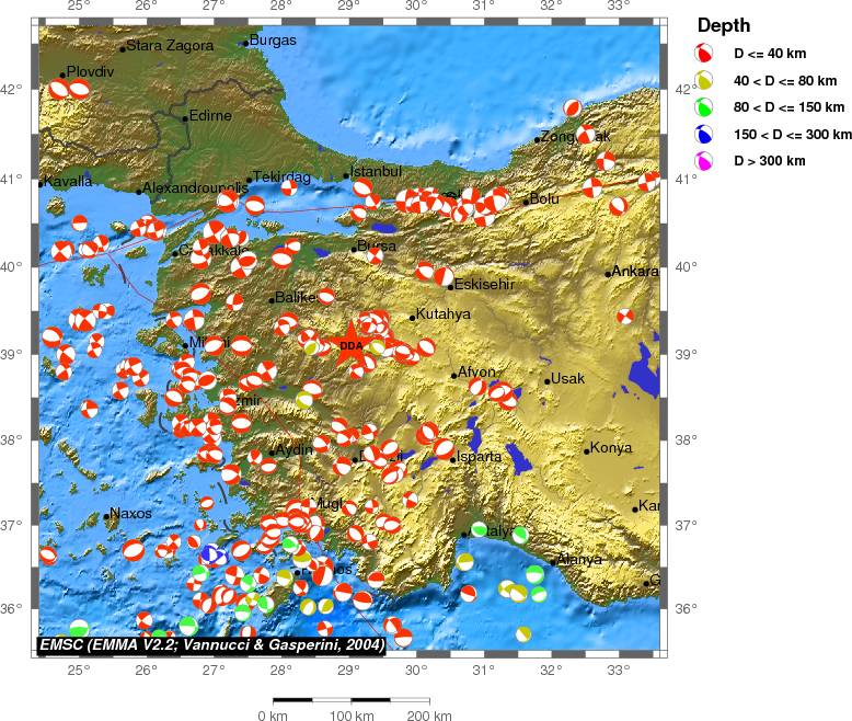 Regional moment Tensor