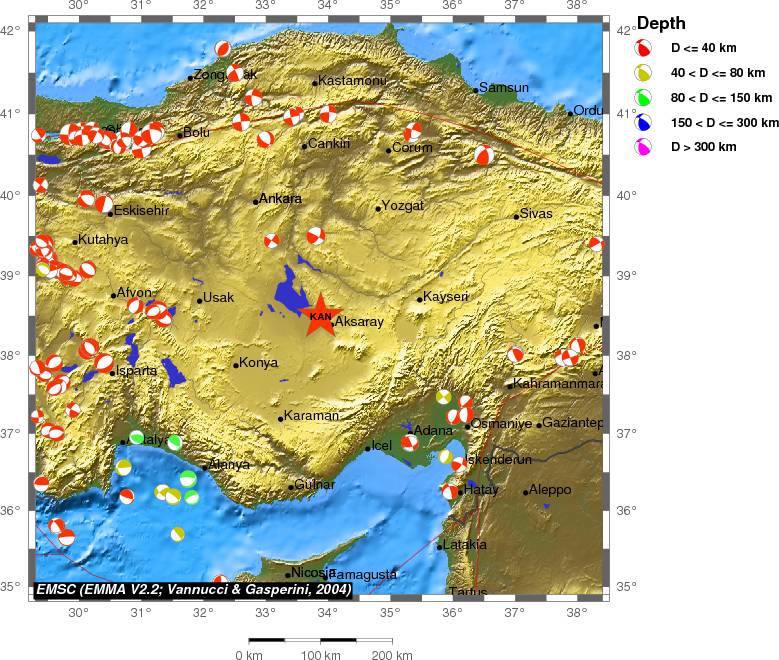 Regional moment Tensor