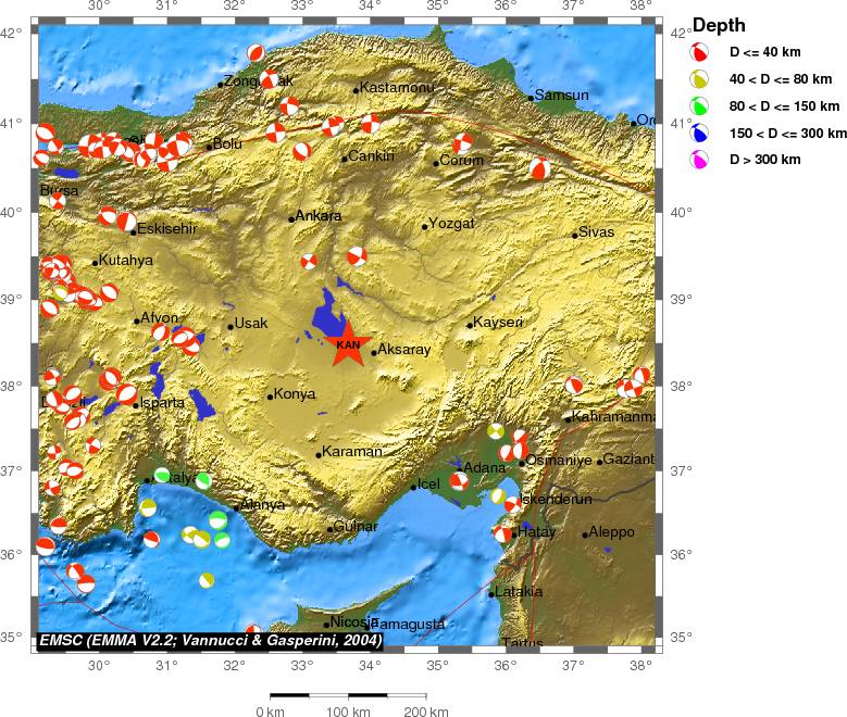 Regional moment Tensor