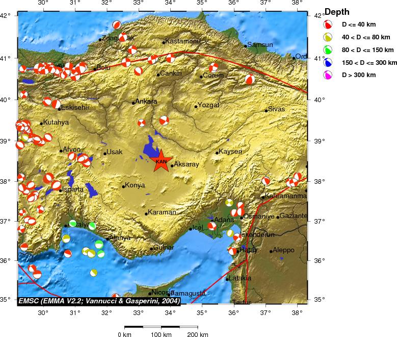Regional moment Tensor