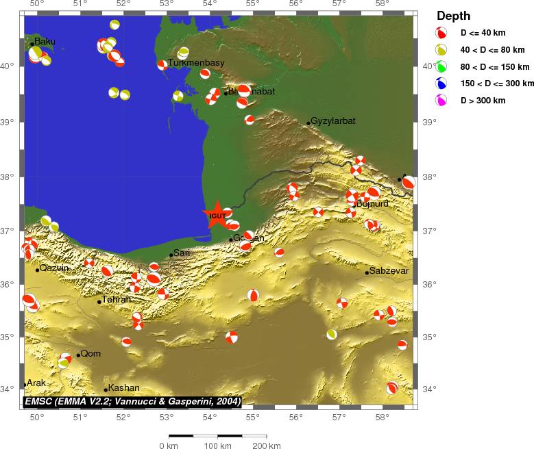 Regional moment Tensor