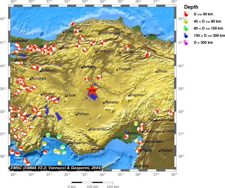 Regional moment Tensor