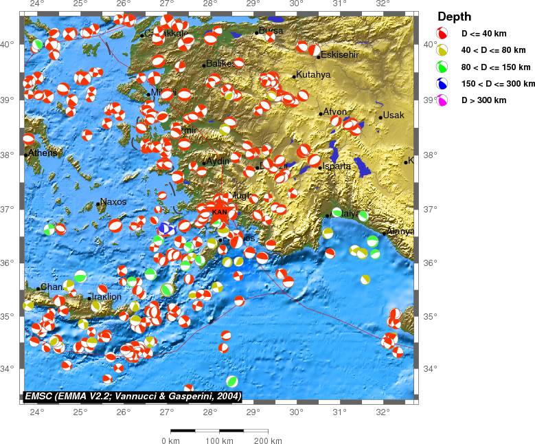 Regional moment Tensor