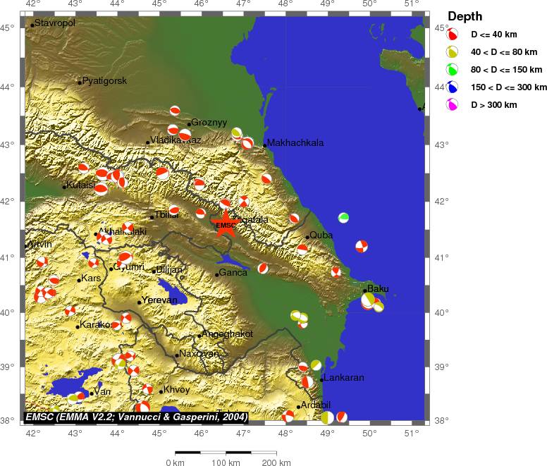 Regional moment Tensor