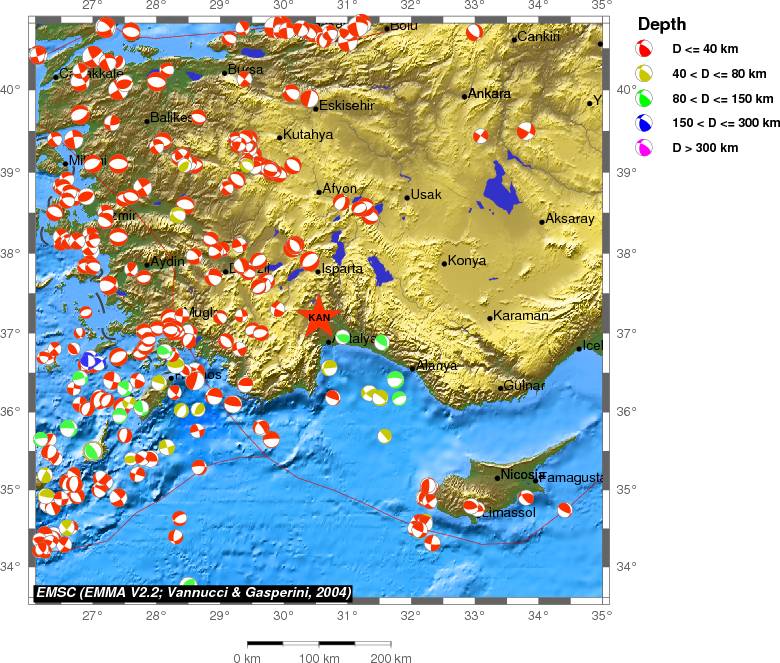 Regional moment Tensor