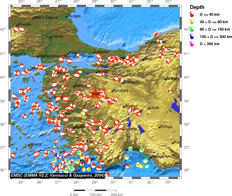 Regional moment Tensor