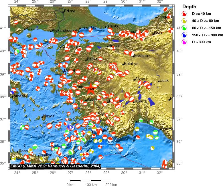 Regional moment Tensor