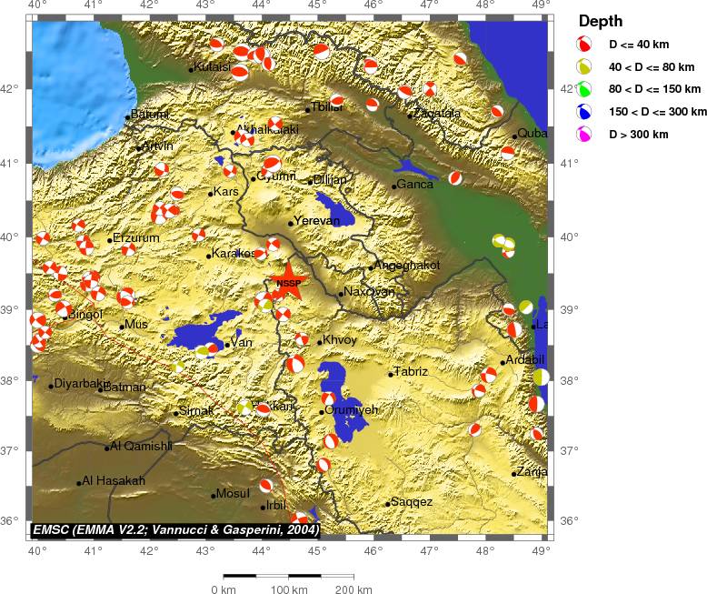 Regional moment Tensor