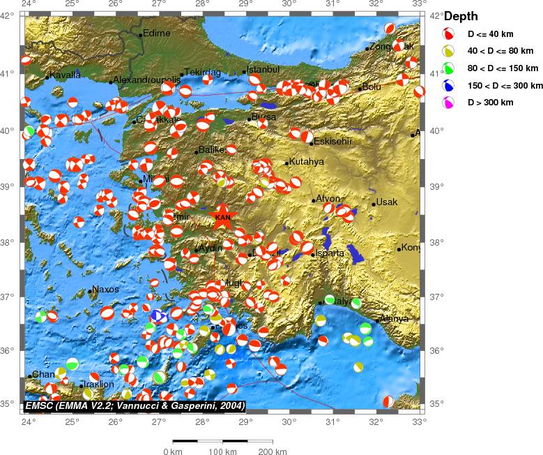 Regional moment Tensor