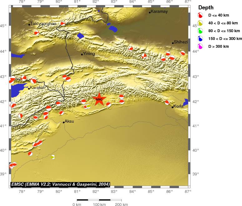 Regional moment Tensor