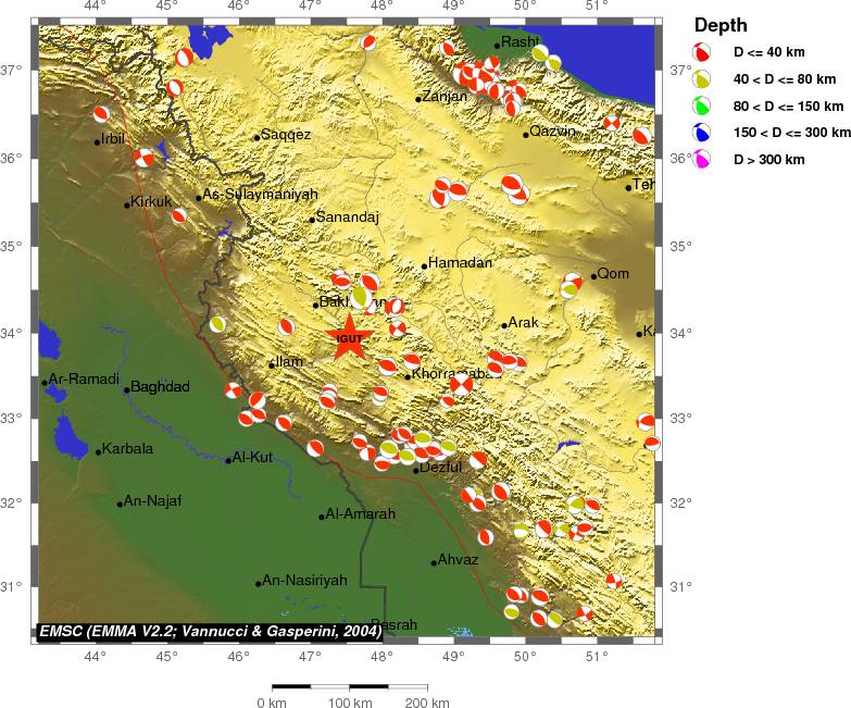 Regional moment Tensor