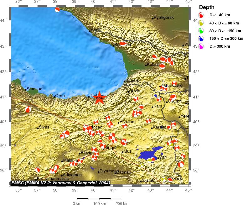 Regional moment Tensor