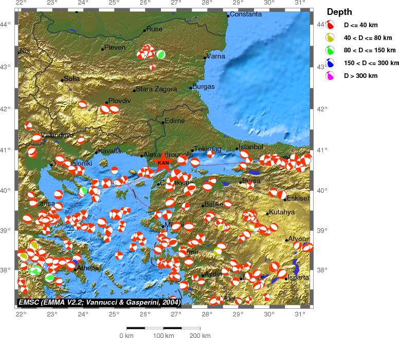 Regional moment Tensor