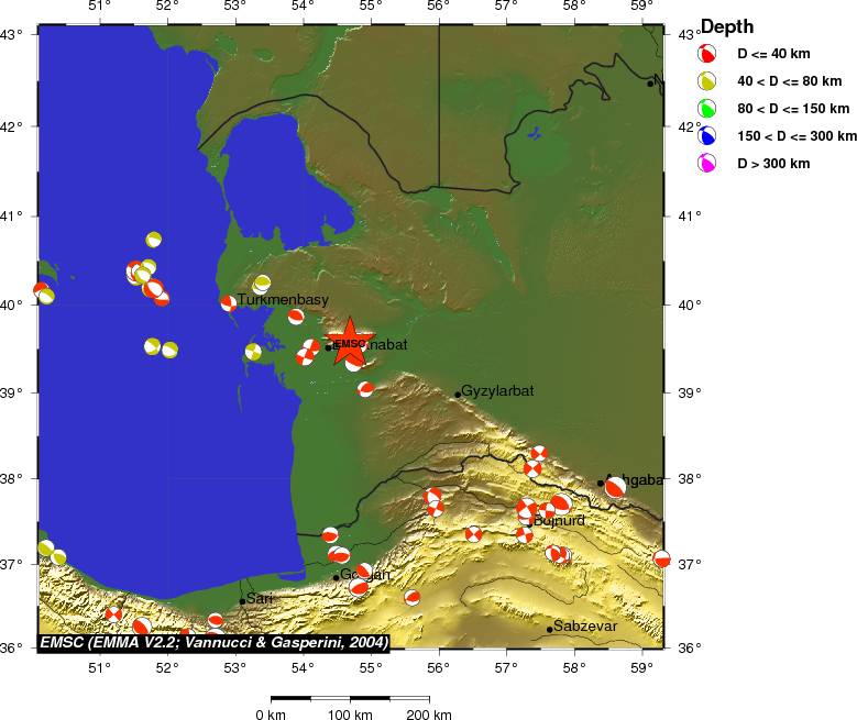 Regional moment Tensor