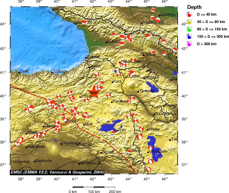Regional moment Tensor