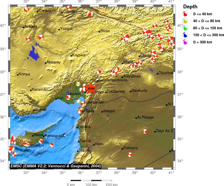 Regional moment Tensor