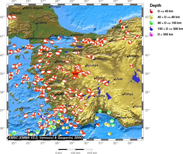 Regional moment Tensor