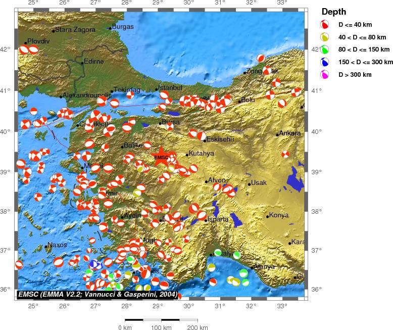 Regional moment Tensor