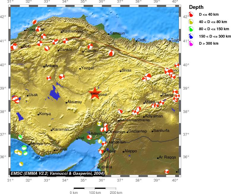 Regional moment Tensor