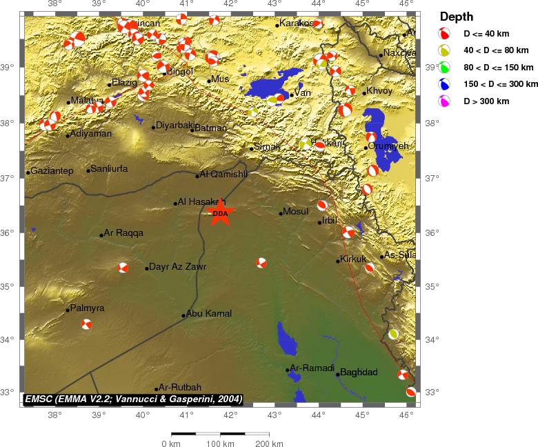 Regional moment Tensor