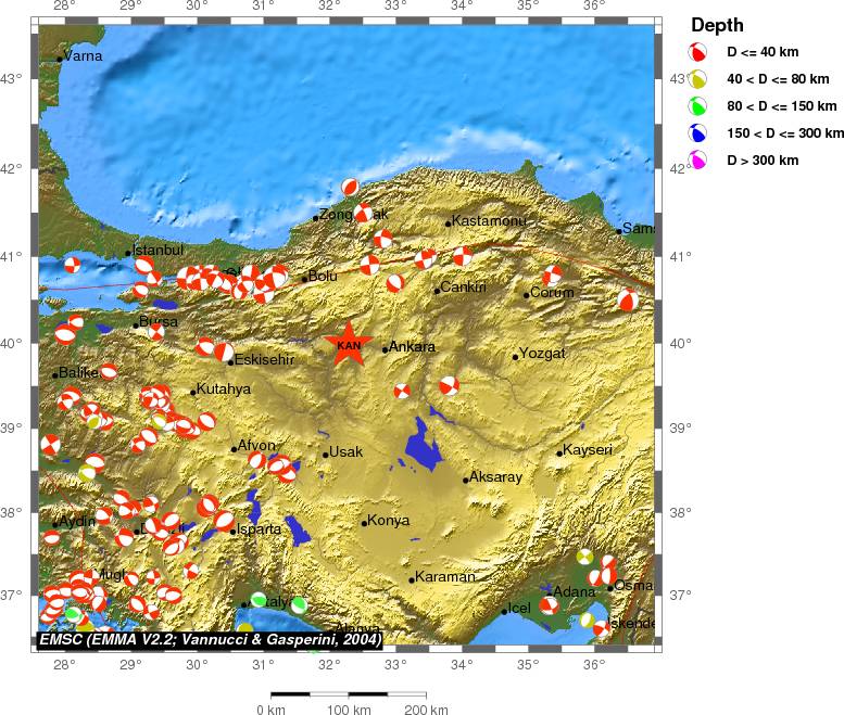 Regional moment Tensor