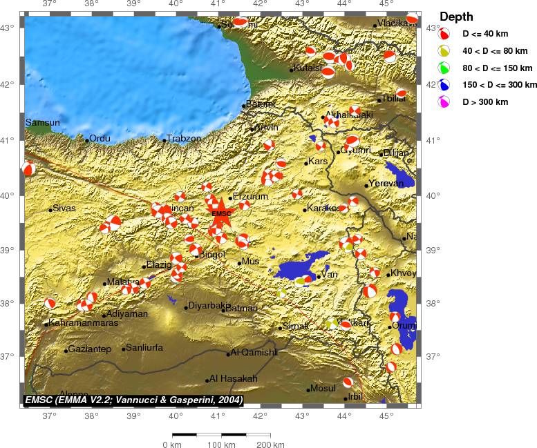 Regional moment Tensor