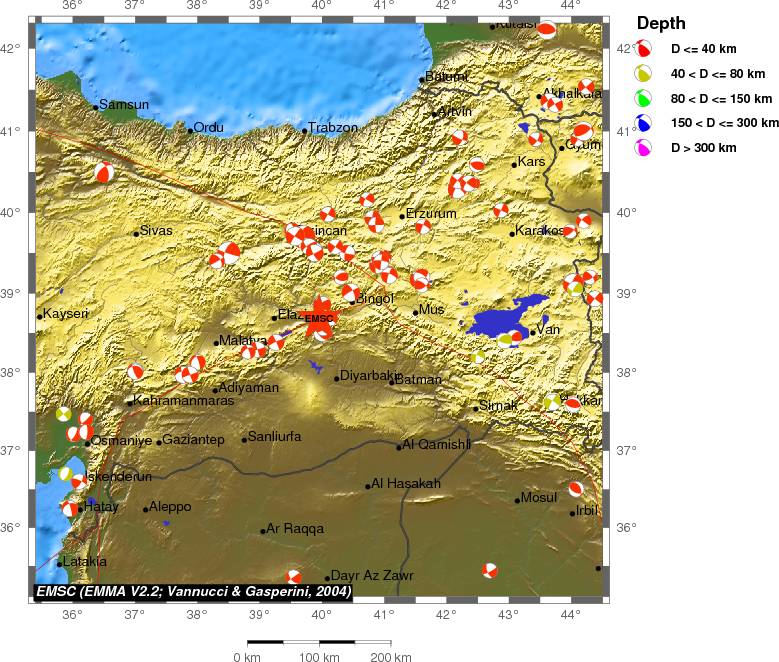 Regional moment Tensor