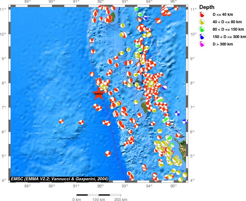 Regional moment Tensor