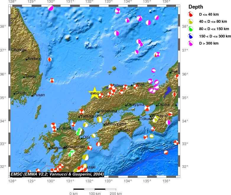 Regional moment Tensor