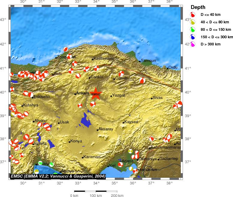 Regional moment Tensor