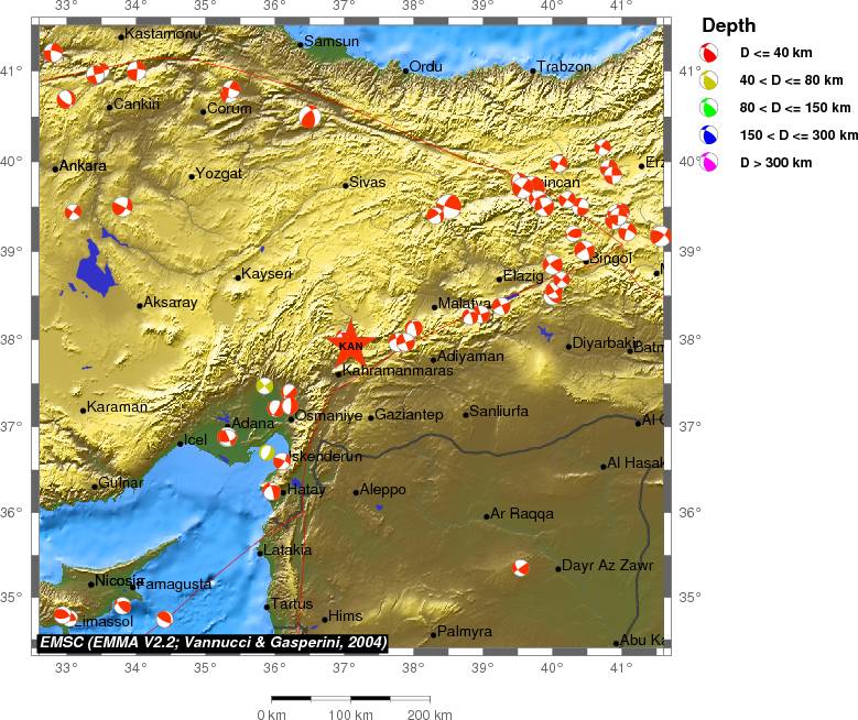 Regional moment Tensor