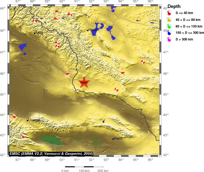 Regional moment Tensor