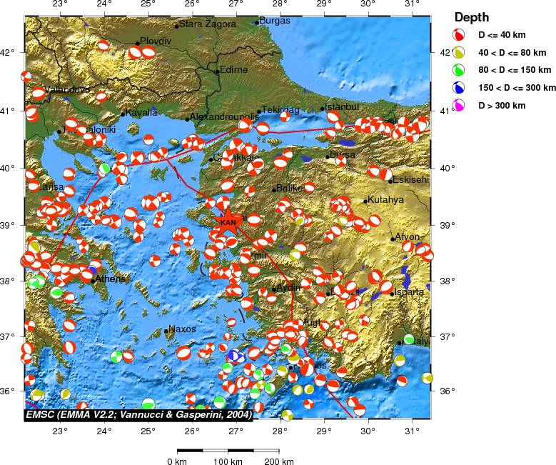 Regional moment Tensor