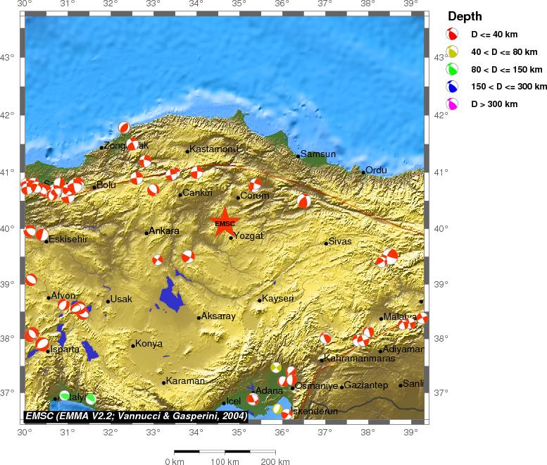 Regional moment Tensor