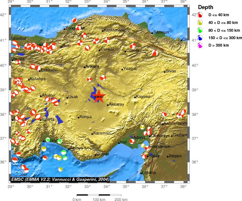 Regional moment Tensor