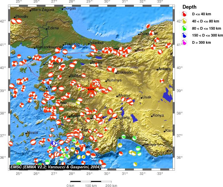 Regional moment Tensor