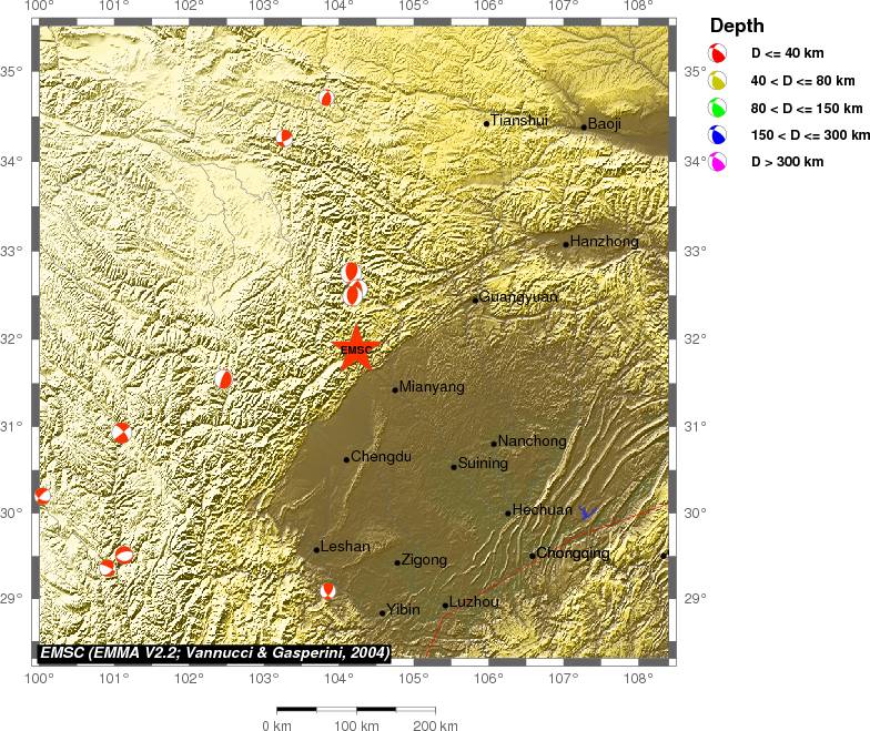 Regional moment Tensor