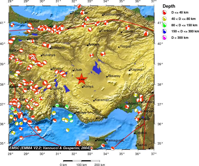 Regional moment Tensor