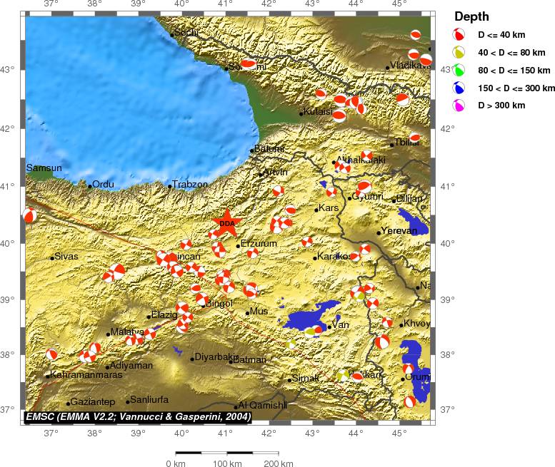 Regional moment Tensor