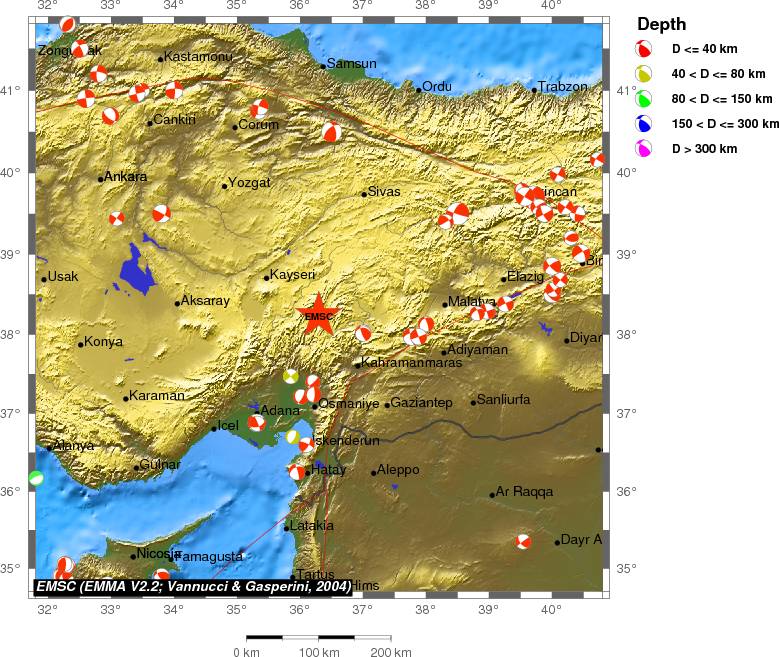 Regional moment Tensor