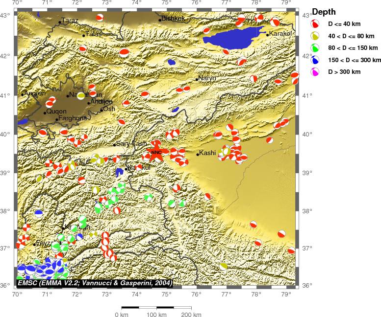 Regional moment Tensor
