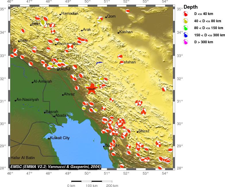 Regional moment Tensor